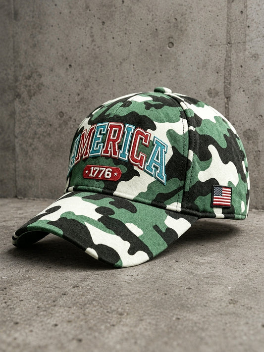Unisex Patriotic Commemorative Camouflage Hat