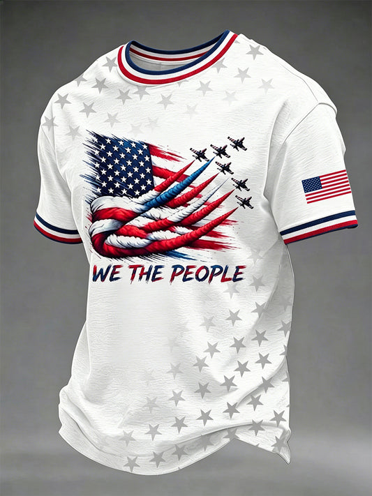 Men's Independence Day We The People Print Tee