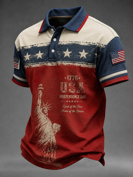 Men's Independence Day Printed Shirt