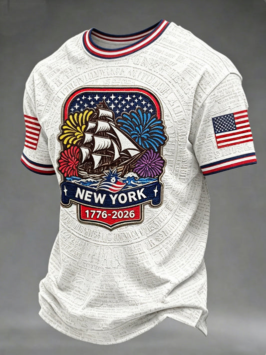 Men's Sail4th NEW YORK Tee