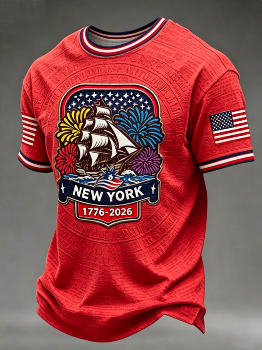 Men's Sail4th NEW YORK Tee