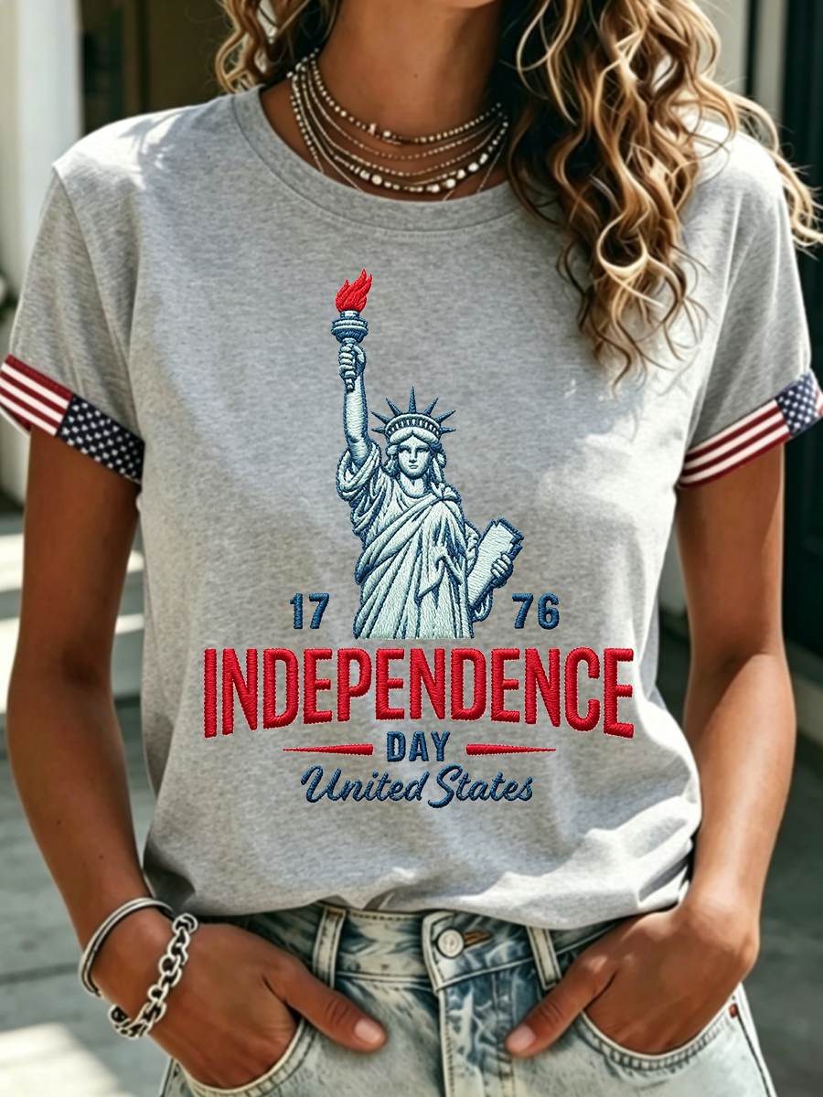 Women's July 4, 1776 Independence Day Tee