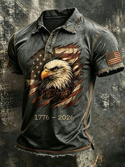 Men'S Anniversary Printed Casual T-Shirt