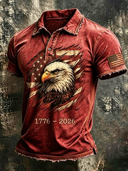 Men'S Anniversary Printed Casual T-Shirt