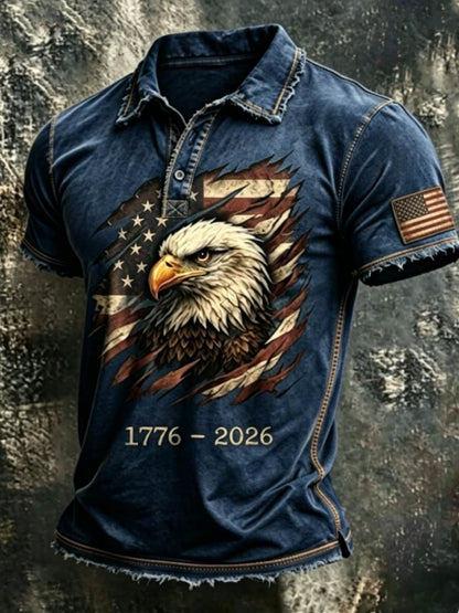 Men'S Anniversary Printed Casual T-Shirt