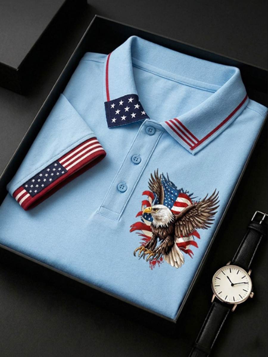 Men's Anniversary National Faith Print Shirt