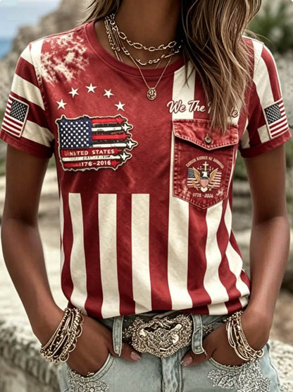 Women's Anniversary National Faith Print T-shirt