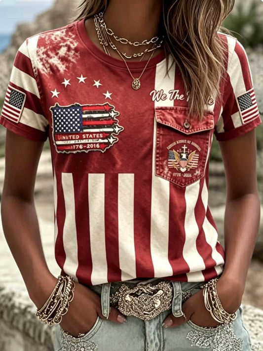Women's 250Th Anniversary National Faith Print T-shirt