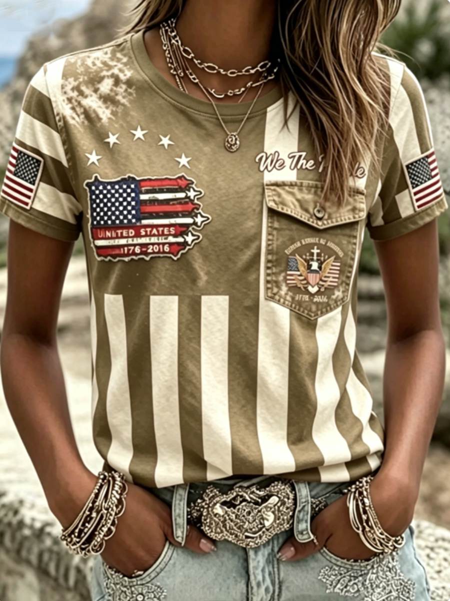 Women's Anniversary National Faith Print T-shirt
