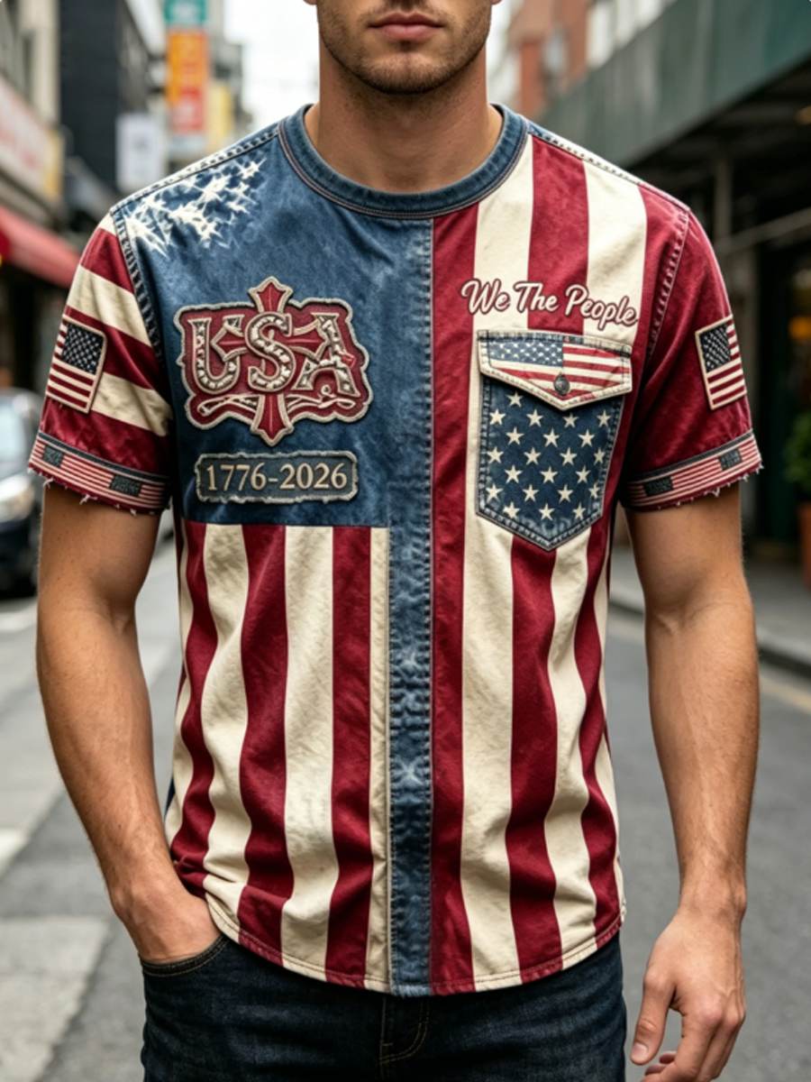 Men's Men'S Anniversary National Faith t-shirt
