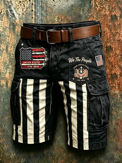 Men's Anniversary National Faith Print shorts