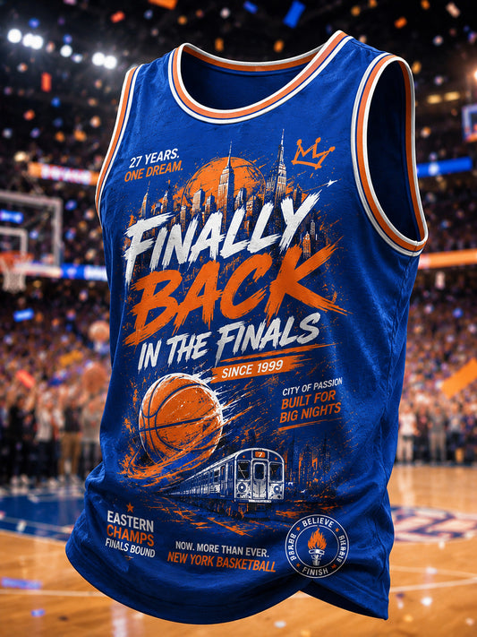 Men's Gift For Basketball Fans Print Casual Vest