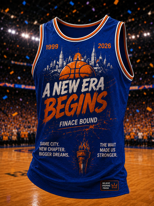 Men's Gift For Basketball Fans Print Casual Vest