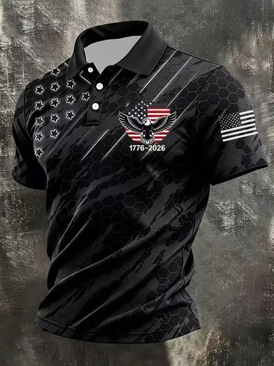 Men's USA Printed polo shirt