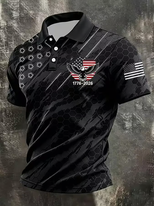 Men's USA Printed polo shirt