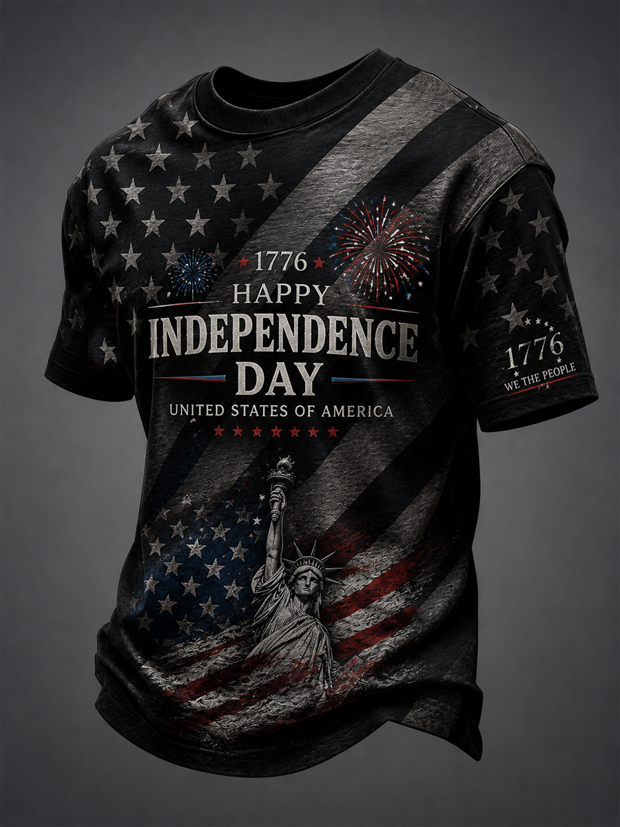 Men's independence Day short sleeves t-shirt