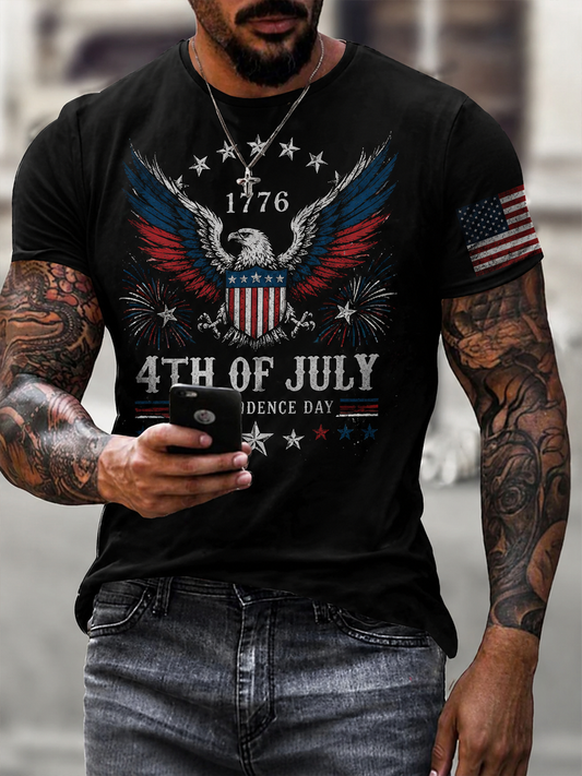 Men's INDEPENDENCE DAY short sleeves t-shirt