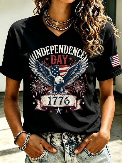 Women's INDEPENDENCE DAY short-sleeved T-shirt