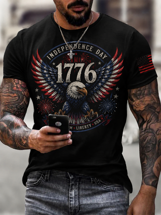 Men's INDEPENDENCE DAY short sleeves t-shirt