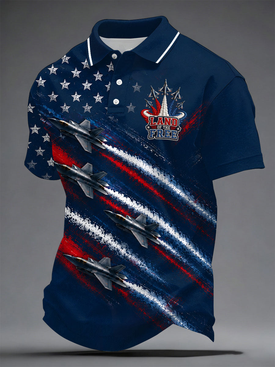 Men's USA 1776-2026 Printed Casual Top