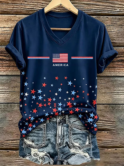 Women's Independence Day Short-sleeved T-shirt