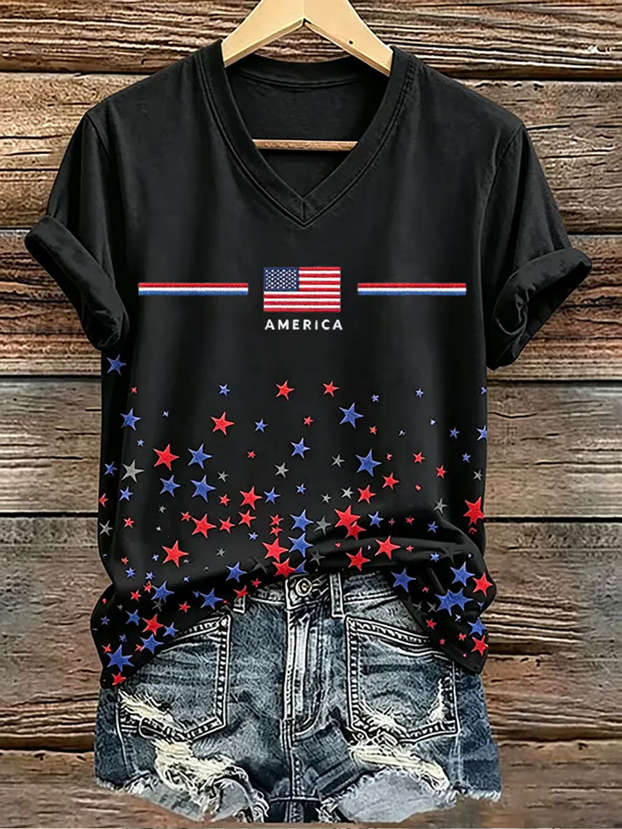 Women's Independence Day Short-sleeved T-shirt