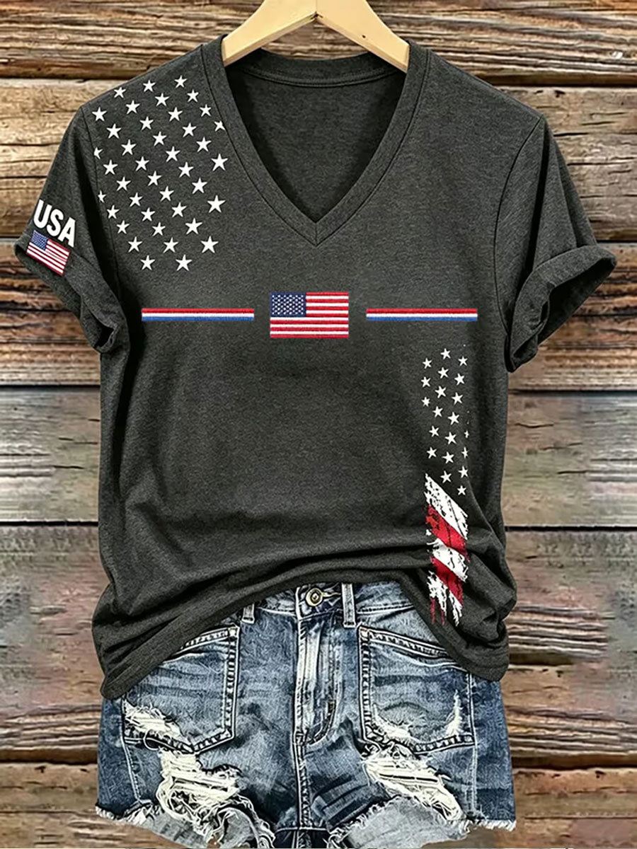 Women's Independence Day Short-sleeved T-shirt