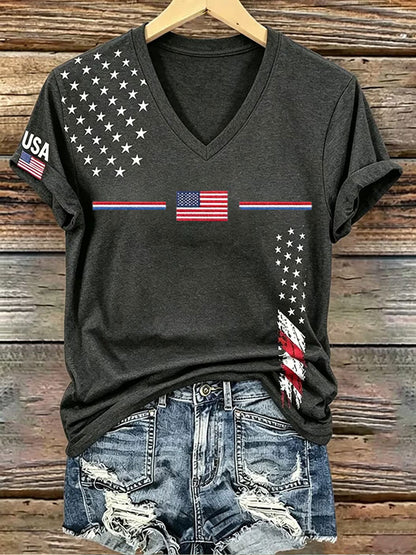 Women's Independence Day Short-sleeved T-shirt