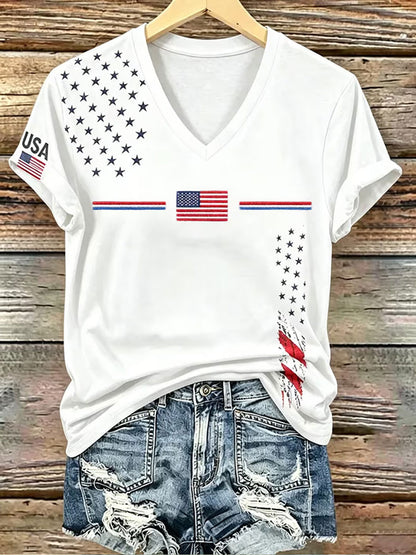 Women's Independence Day Short-sleeved T-shirt