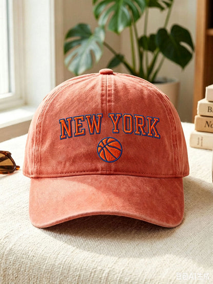 Basketball Print Casual Unisex Cap