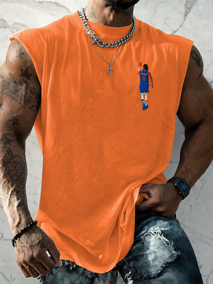 Men's Basketball Fan Graphic Vest Top