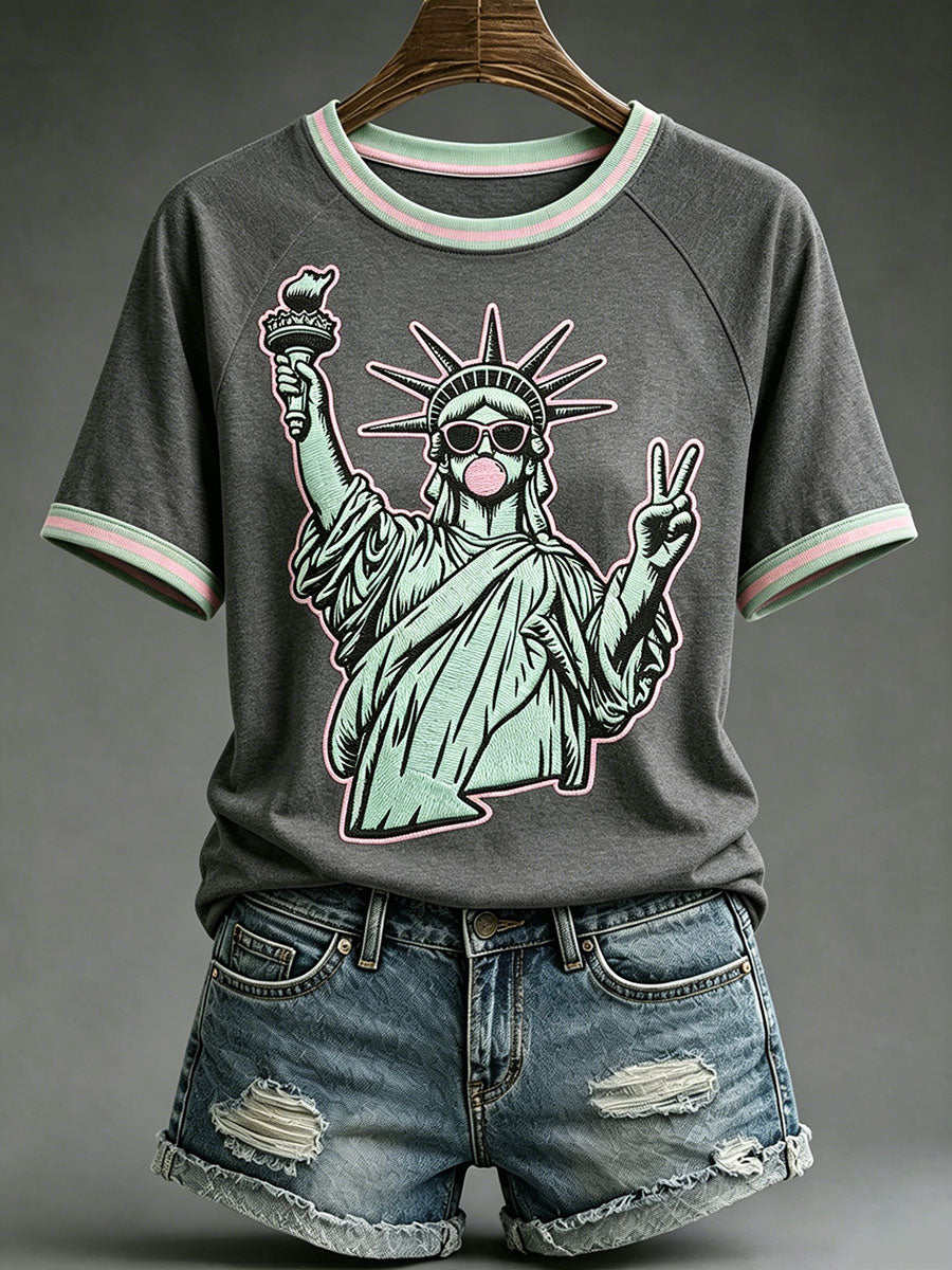 Women's Fun Statue of Liberty T-Shirts