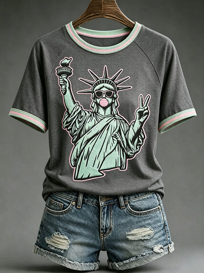 Women's Fun Statue of Liberty T-Shirts