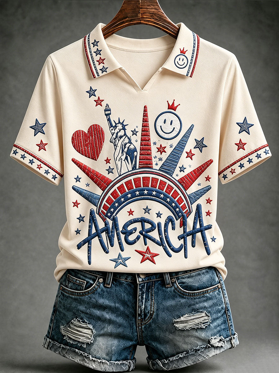 Women's America Statue of Liberty Tops