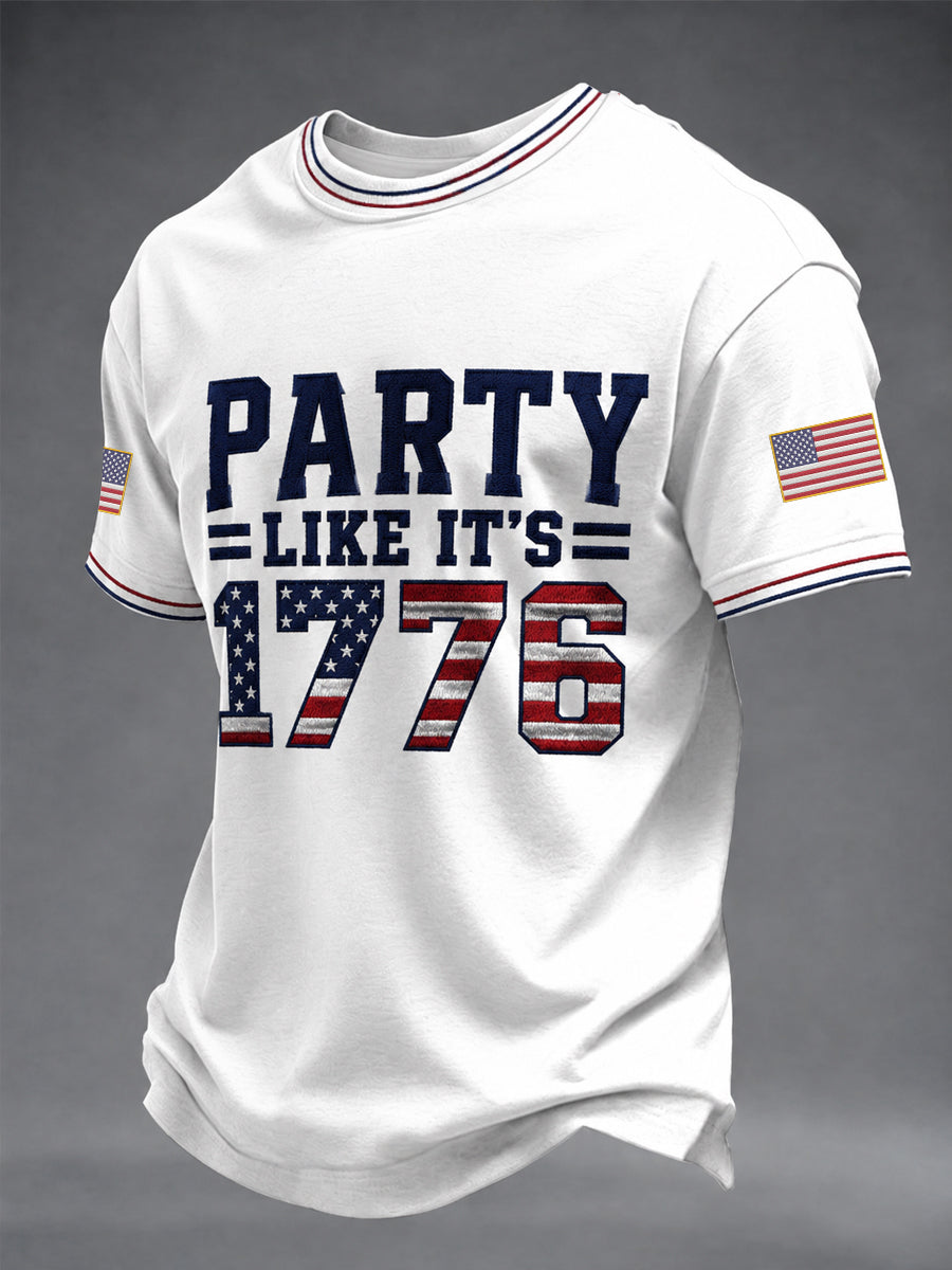 Men's America Printed T-shirt