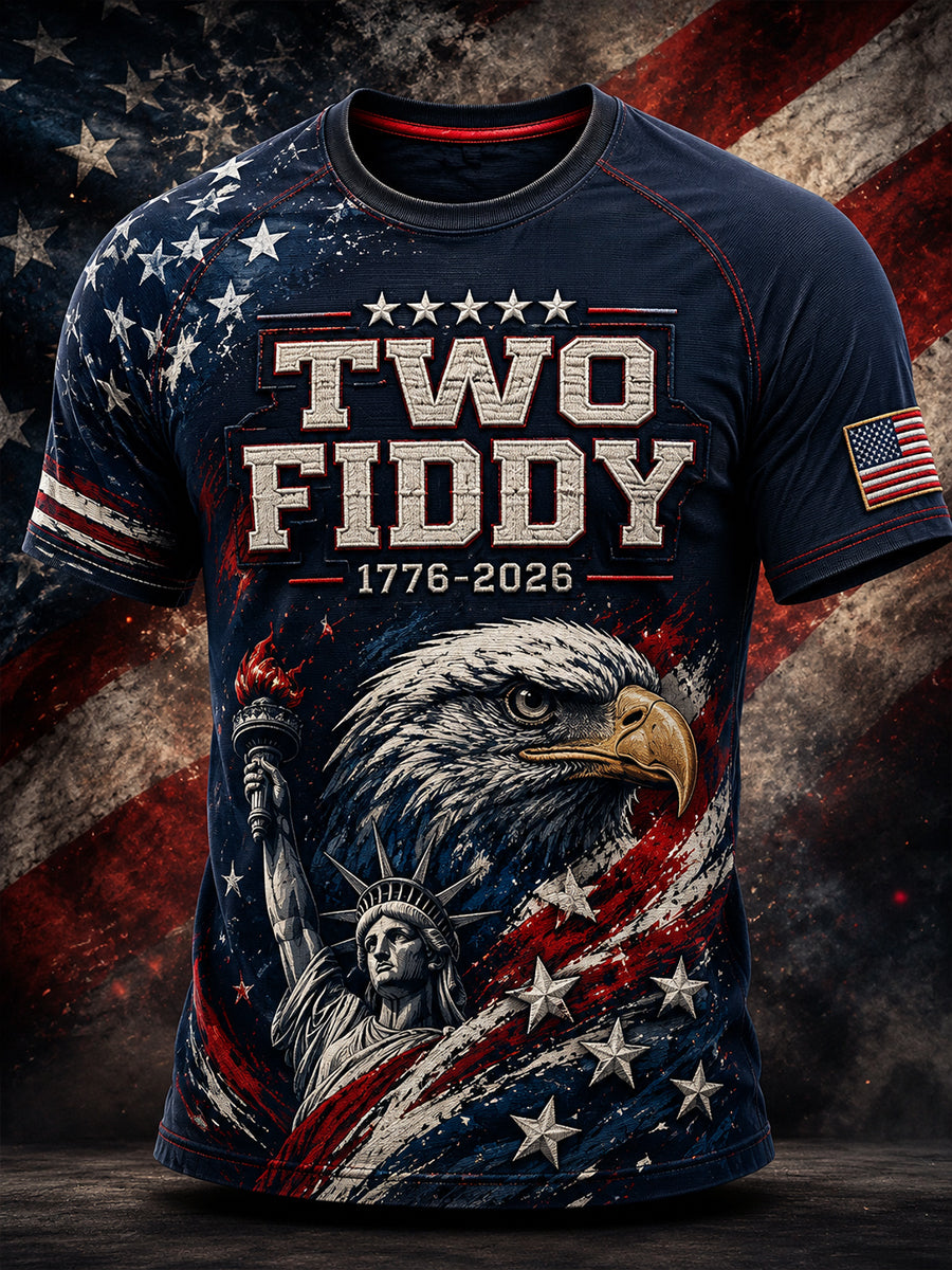 Men's American Patriotic Commemoration Short Sleeve T-Shirt