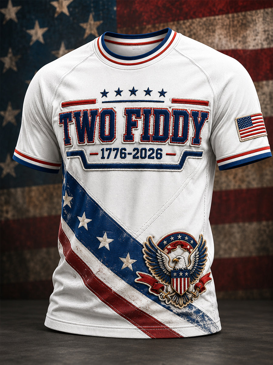 Men's American Patriotic Commemoration Short Sleeve T-Shirt