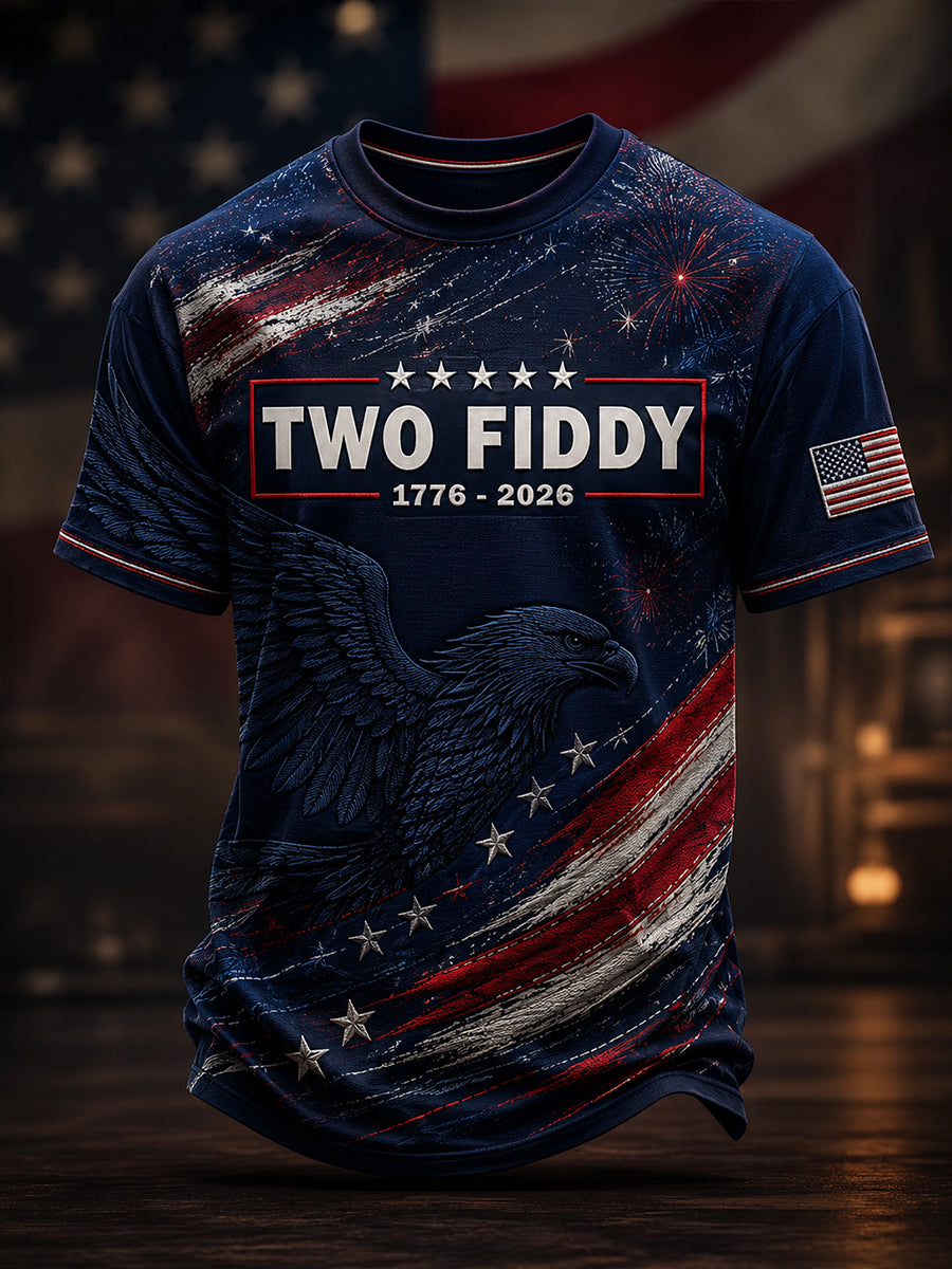 Men's American Patriotic Commemoration Short Sleeve T-Shirt