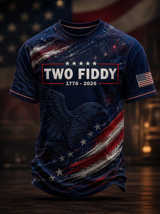 Men's American Patriotic Commemoration Short Sleeve T-Shirt
