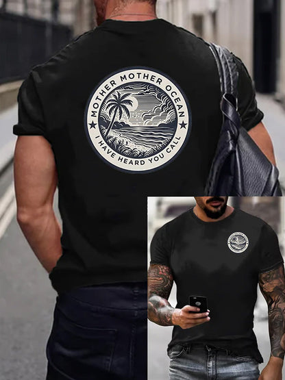 Men's Mother Mother Ocean I Have Heard You Call Print Casual Tee