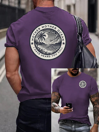 Men's Mother Mother Ocean I Have Heard You Call Print Casual Tee