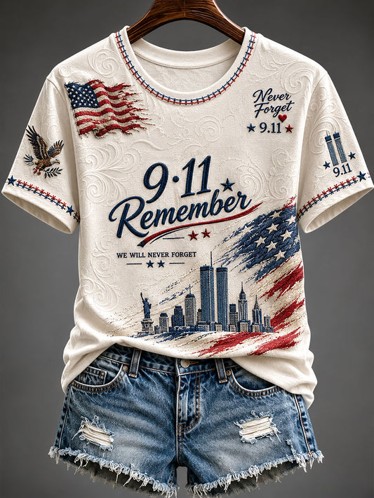 Women's 9.11 Remember Short-sleeved T-shirt