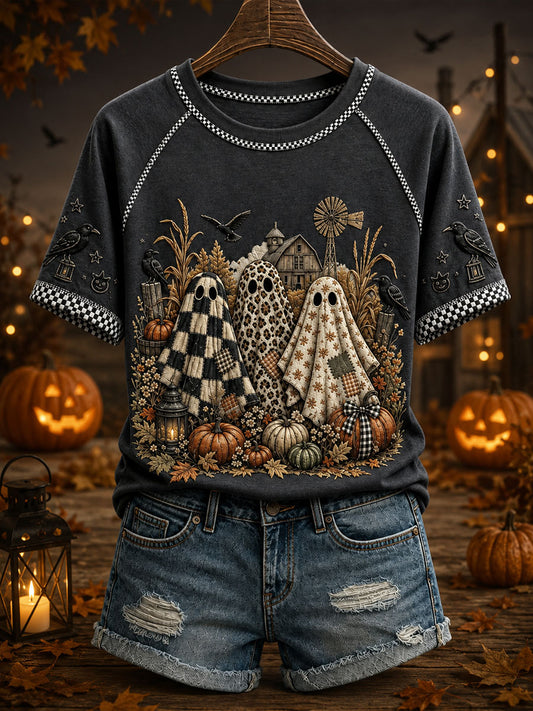 Women's Halloween Ghosts T-Shirts