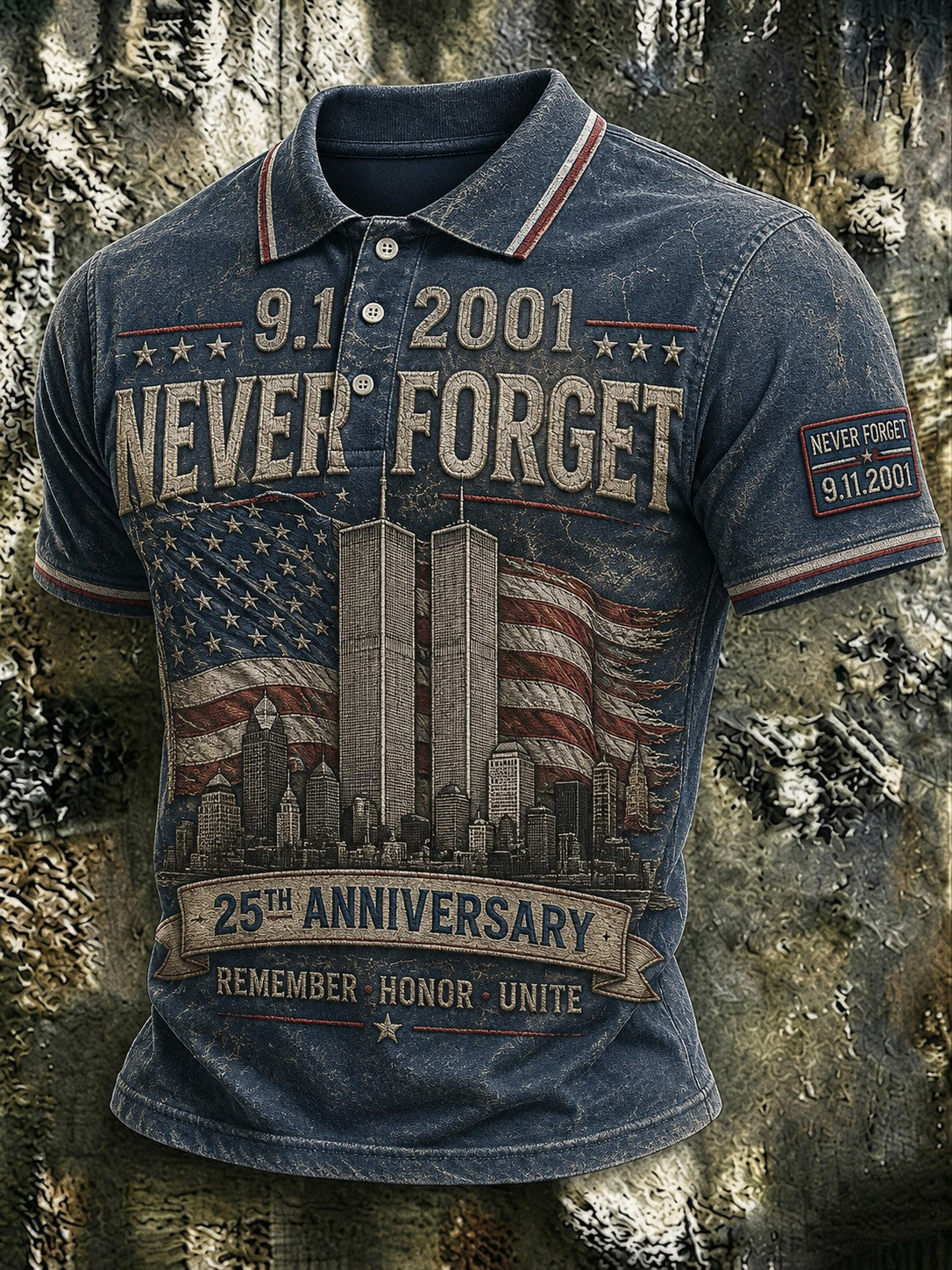 Men's 9.11 Never Forget Printed Shirt