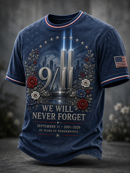 Men's American Patriotic Short Sleeves T-Shirt