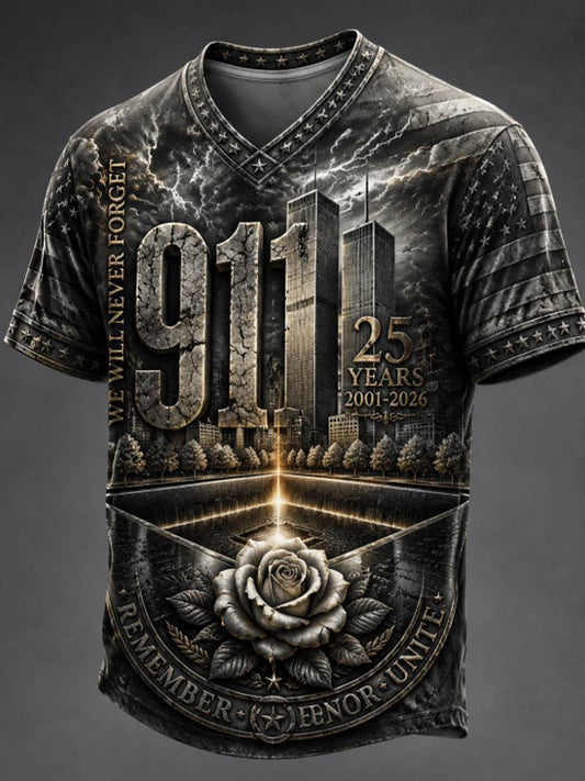 Men's V-neck T-shirt