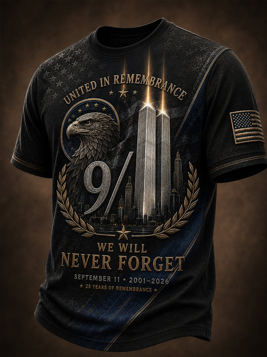 Men's American Patriotic Short Sleeves T-Shirt