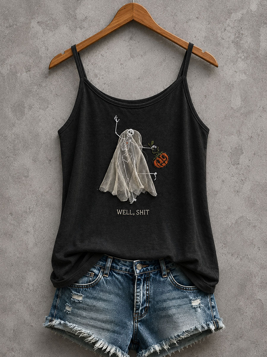 Women's Gothic Skull Tank Top