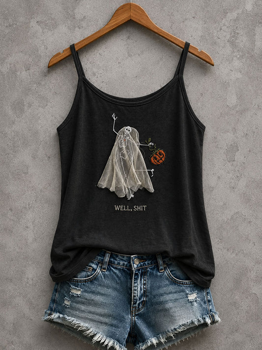 Women's Gothic Skull Tank Top