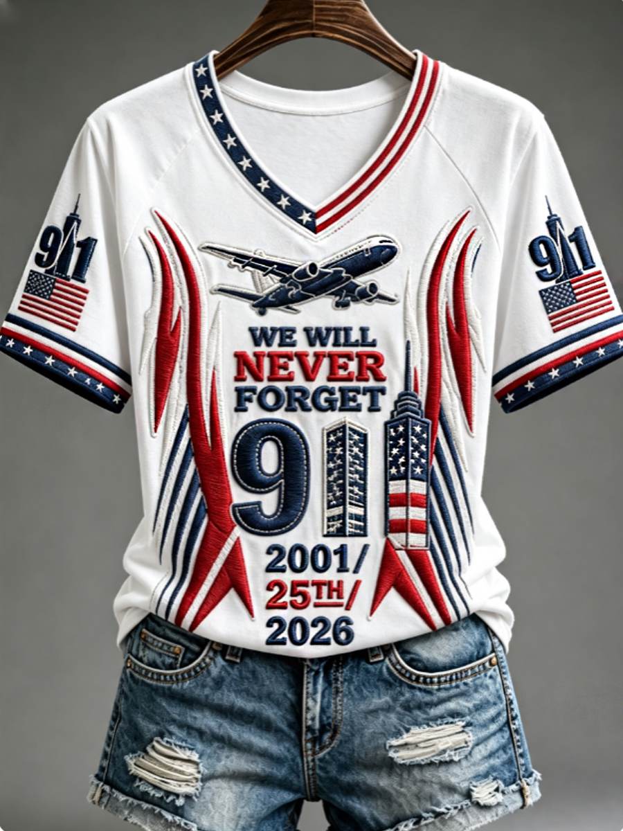 Men's We Will Never Forget 9 11 September 11 polo shirt
